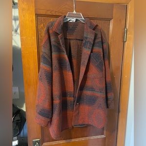 Blue B Aztec shacket